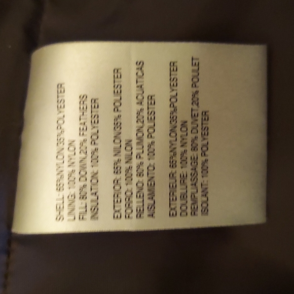 LIZ CLAIBORNE | DOWN COAT | SIZE LARGE - Picture 8 of 8